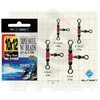 Suktukas trišakis Sunset Triple Swivel W / Beads ST-S-1706