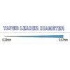 AWA-S Valas AWA'S ION POWER TAPER LEADER FLUORINE, 10x15 m (šoklyderiams), 0,26 mm