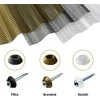 Baltic Plastic Solutions Tvirtinimo varžtai į metalą su tarpine M5 x 40 mm MK PC DIAMONDS (3 spalvos) - Pilka