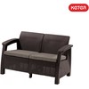 Keter Corfu Love Seat sofa - Grafito