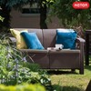Keter Corfu Love Seat sofa - Grafito