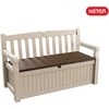 Keter EDEN GARDEN BENCH suoliukas 265L - Grafito/pilka