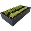 Klasika Garden NAUJIENA! GPPS pakelta lysvė KLASIKA Woodlook - Antracito (pilka) - 150 x 50 x 30 cm