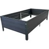 Klasika Garden NAUJIENA! GPPS pakelta lysvė KLASIKA Woodlook - Antracito (pilka) - 150 x 50 x 20 cm