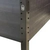Klasika Garden GPPS modulinė pakelta lysvė KLASIKA Woodlook (L-formos) - Antracito (pilka)