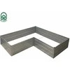 Modulinė pakelta lysvė KLASIKA GARDEN L-forma - RAL 7016