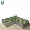 Modulinė pakelta lysvė KLASIKA GARDEN L-forma - RAL 7016