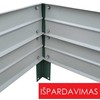 Modulinė pakelta lysvė KLASIKA GARDEN "Laiptai", CHAKI spalvos (su defektais)
