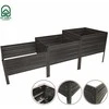 Modulinė pakelta lysvė KLASIKA GARDEN "Laiptai" - RAL 8017