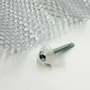 Baltic Plastic Solutions Tvirtinimo varžtai į metalą su tarpine M5 x 40 mm MK PC DIAMONDS (3 spalvos) - Skaidri