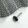 Baltic Plastic Solutions Tvirtinimo varžtai į metalą su tarpine M5 x 40 mm MK PC DIAMONDS (3 spalvos) - Skaidri