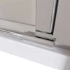 City Dušo durys MESINA Chrome D-80, su atraminiu profiliu