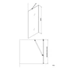 City Dušo sienelė MESINA Chrome W-80