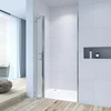Dušo durys AQUABATOS Nimes 90x197, su šonine sienele
