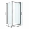 Dušo kabina NAPOLI chrome DW 80x70