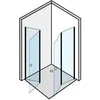 City Dušo kabina RAVENA chrome DD 80x80