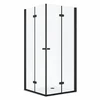 Dušo kabina SANREMO Juodas DD 90x90
