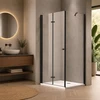 Dušo kabina SANREMO Juodas DW 90x90