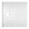 Dušo kabinos padas AQUABATOS DWQ 90x90, baltas