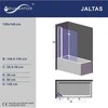 Vonios sienelė AQUABATOS Jaltas 150x140