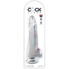 Pipedream KingCockClear 10 w kamuoliukai skaidrūs
