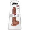 Pipedream „King Cock“ 10 colių dydžio kamuoliukai, įdegę