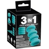 3-in-1 Cock &amp; Ball Ring Set