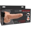 Pipedream FETISH FANTASY SERIES 6 COLIŲ TUŠČIAVIDURIO STRAP-ON SU NUOTOLINIO VALDYMO ŠVIESA