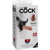 Pipedream KING COCK 7 colių nenupjauta su dirželiu, lengva