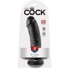 King Cock 8 inch Juodas