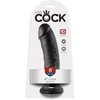 King Cock 8 inch Juodas