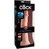 Pipedream KING COCK PLUS 9 colių trigubo tankio penis LIGHT