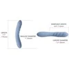 Mėlyna Svakom - Ava Neo Interactive Thrusting Vibrator Mėlyna
