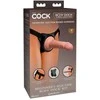Pipedream KING COCK ELITE PRADEDANČIOJO SILIKONINIS KŪNO DOKŲ RINKINYS Juodas
