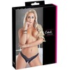 Cottelli G-String Pearls juodas M