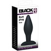 Black Velvets Juodas Velvets Large Plug