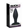 Black Velvets Juodas Velvets Large Plug