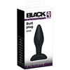 Black Velvets Juodas Velvets Small Plug