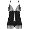 Obsessive - Chiccanta Babydoll &amp; Thong Juodas S/M