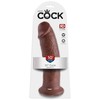 Pipedream KING COCK 10 INČI RUDAS
