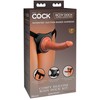 Pipedream KING COCK ELITE PATOGUS SILIKONINIS KŪNO PRILIPDIMO RINKINYS JUODA