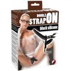 You2Toys Dvigubas dirželis ant juodo silikono