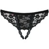 Obsessive - Letica Crotchless Thong Juodas L/XL
