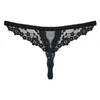 Obsessive - Letica Crotchless Thong Juodas L/XL