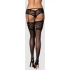 Obsessive - Letica kojinės Juodas S/M