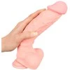 Medical Silicone Medicininis silikonas Realistinis storas didelis varpos dildo siurbtukas 24c