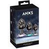 ANOS Metal Butt Plug Set Diamo
