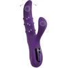 Nodding Rabbit Vibrator with 3 Moving Rings