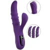 Nodding Rabbit Vibrator with 3 Moving Rings