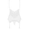 Koronkowy gorset stringi komplet obsessive s/m
